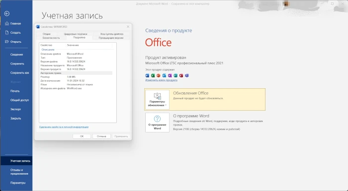 Microsoft Office LTSC 2021 Professional Plus